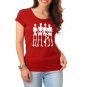 dancing skeleton black tshirt for women and Girls