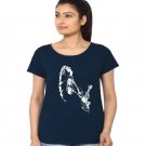 Rory Gallagher high quality blue tshirt for women