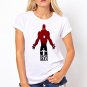 Iron man high quality cheapest price grey tshirt for women and Girls