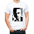 Malcolm x  high quality  and cheapest price white tshirt for men