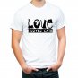 Cat Lover high quality  grey tshirt  for men