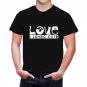 Cat Lover high quality  grey tshirt  for men