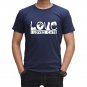 Cat Lover high quality  grey tshirt  for men