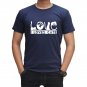 Cat Lover high quality white tshirt for men
