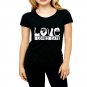 Cat Lover high quality blue tshirt for women and Girls