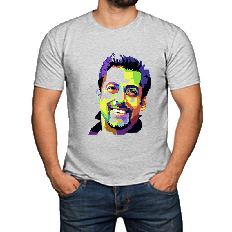 Salman khan  high quality  Gray tshirt for men