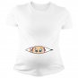 maternity baby pik a boo loading maternity high quality Black XL t shirt for women