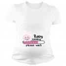 baby  loading maternity high quality White XL t shirt for women