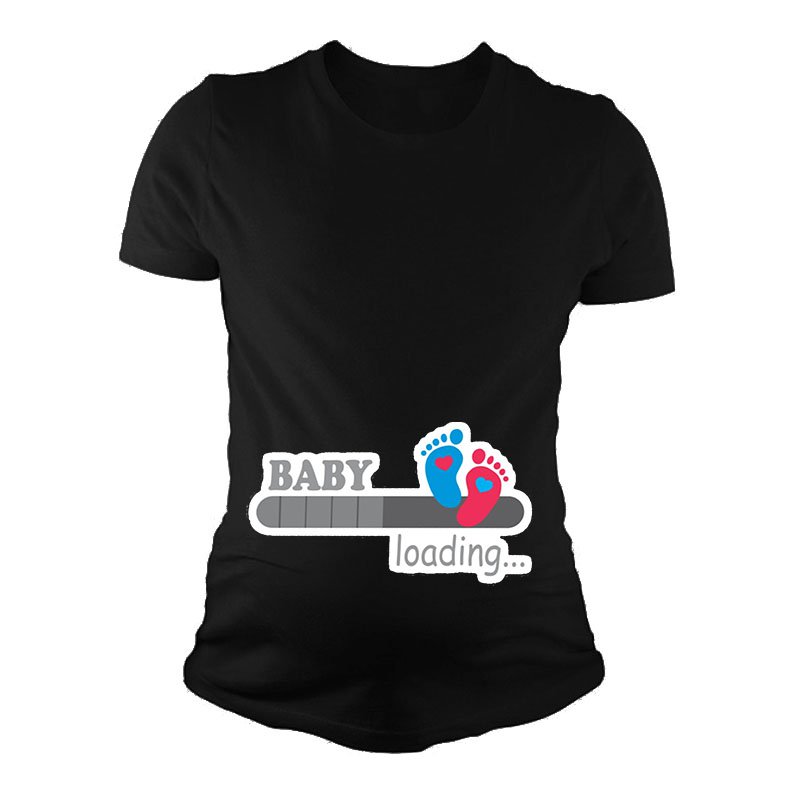 maternity baby  loading high quality Black L t shirt for women