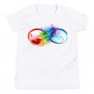 Feather infinity  beautiful design  tshirt for you young kids