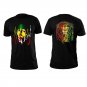 Bob Marly Front and back high quality low price blue unisex t shirt