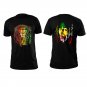 Bob Marly back and front high quality low price blue unisex t shirt