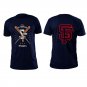 San Francisco baseball  back and front high quality low price black unisex t shirt
