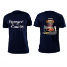 Hazzard county  Front and back high quality low price blue unisex t shirt