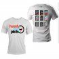 20 one pilots front and back both side printed high quality low price White unisex t shirt
