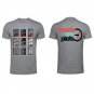 20 one pilots front and back both side printed high quality low price Gray unisex t shirt