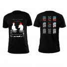 20 one pilots  front and back both side printed high quality low price black unisex t shirt