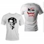 why so serious batman joker front and back both side printed high quality Gray unisex tshirt