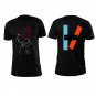 twenty one pilots back and front both side printed high quality White unisex tshirt
