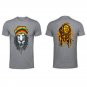 Bob Marley front and back both side printed high quality black unisex tshirt