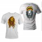 Bob Marley back and front both side printed high quality blue unisex tshirt