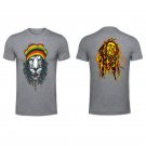 Bob Marley back and front both side printed high quality Gray unisex tshirt