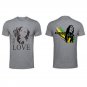 Bob Marley front and back both side printed high quality White unisex tshirt