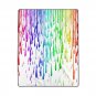 FREE SHIPPING rainbow paint drop size 50x60 blanket for adult and children