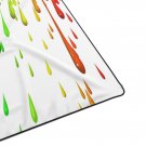 FREE SHIPPING rainbow paint drop size 58x80 blanket for adult and children