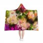 FREE SHIPPING beautiful Valentine style 80X56 Hooded Blanket