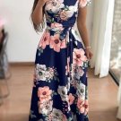 Casual Dress Women Short Sleeve Printed Dresses Vestidos