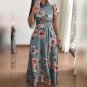 Casual Dress Women Short Sleeve Printed Dresses Vestidos