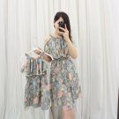 Chiffon Mother Daughter Off Shoulder Dresses Family Look Mommy and Me Clothes