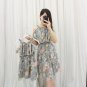 Chiffon Mother Daughter Off Shoulder Dresses Family Look Mommy and Me Clothes