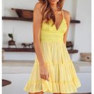 Girls Summer Dress Spaghetti Strap Bow Sexy Women dresses