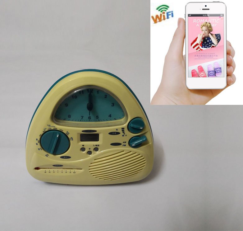 Wifi Spy Camera With Audio HD 1080P Hidden  Radio Camera For iOS/Andriod System