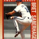 1990 Topps #393 Bret Saberhagen