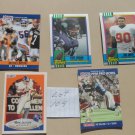 Lot #104 (5) Assorted Football Cards