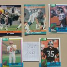 Lot #100 (5) Assorted Football Cards