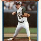 Free Shipping-1991 Topps #394 Bob Welch