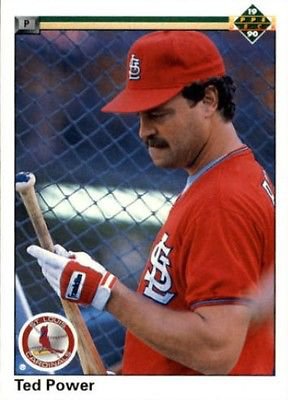 Free Shipping-1990 Upper Deck #340 Ted Power