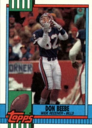 Free Shipping-1990 Topps #200 Don Beebe