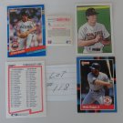 Free Shipping-Lot #118 (5) Assorted Baseball Cards