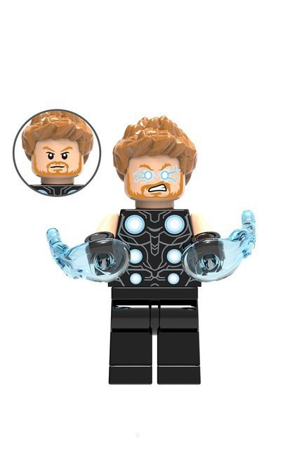 Thor without Mjolnir Thor Ragnarok Woman Superheroes Lego Block Toys
