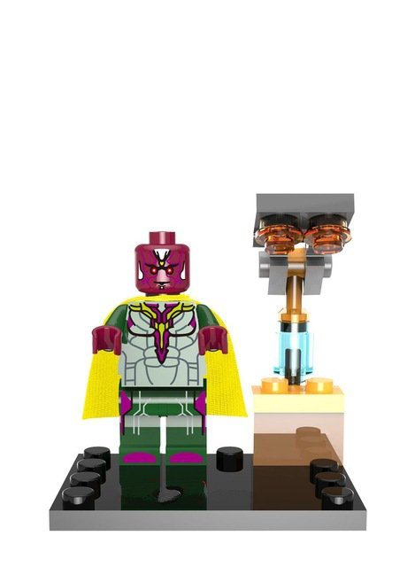 Vision Avengers : Infinity War Superheroes Lego Block Toys