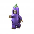 Boy With Eggplant Costume Custom Lego Block Toys