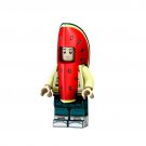 Boy With Watermelon Costume Custom Lego Block Toys