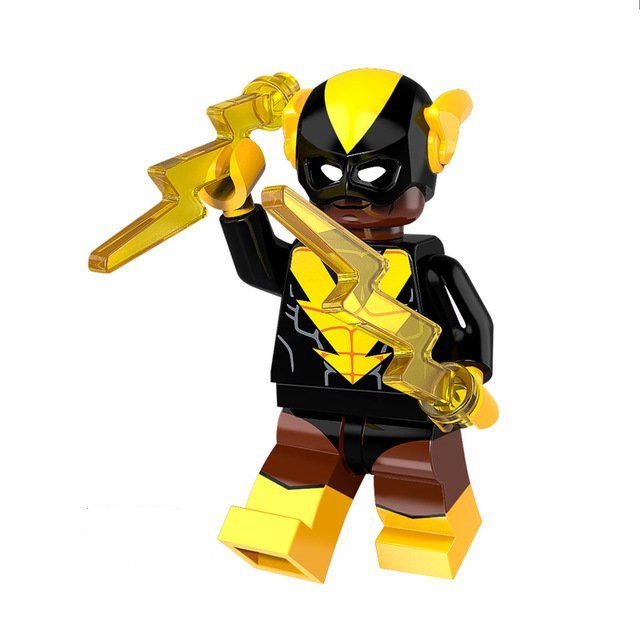 Black Vulcan Comic Version Superheroes Lego Block Toys
