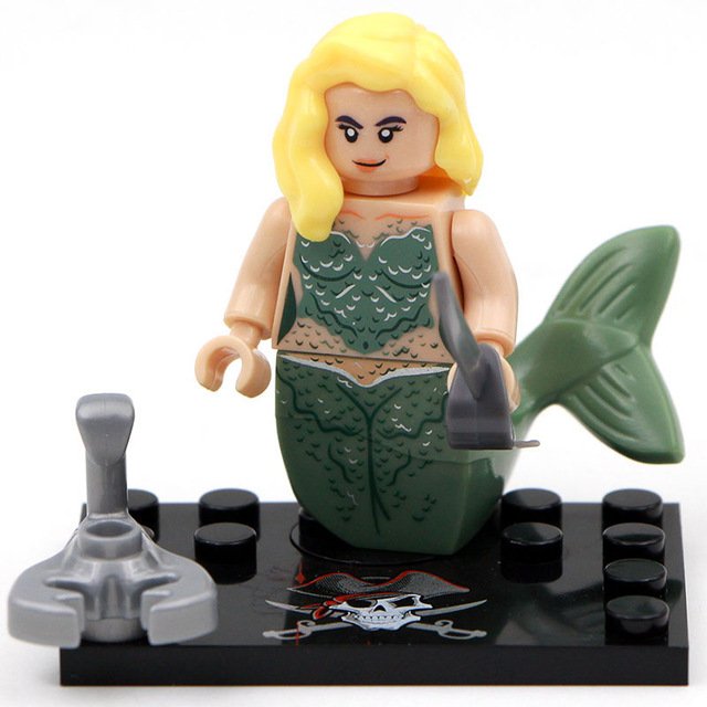 Mermaid Pirates Of The Caribbean Lego Block Toys