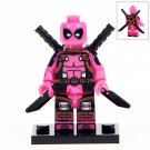 Pink Deadpool Custom Superheroes Lego Block Toys